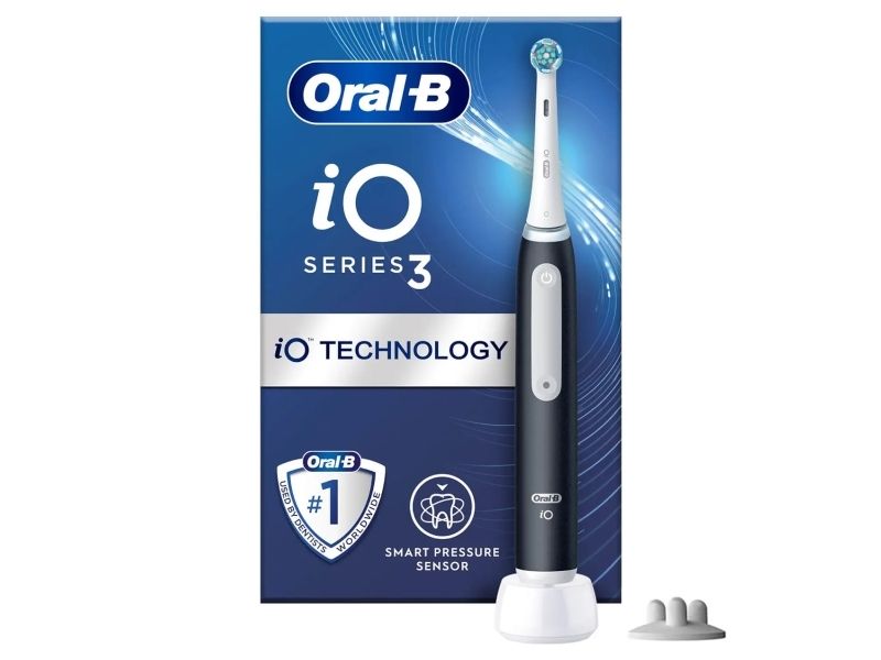 Oral-B Io Series 3S Elektrische Zahnbürste, Mattschwarz