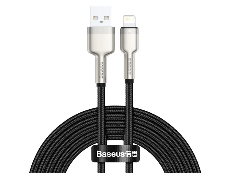 Baseus Baseus Cafule Metal Usb Cable 2M Lightning Cable Caljk-B01