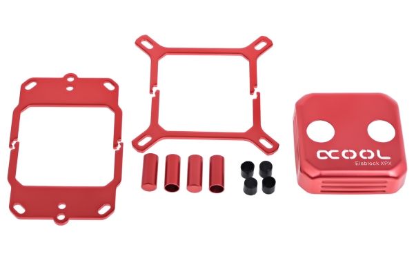 Alphacool Eisblock Xpx, Dekorationszubehör, Acetal, Aluminium, Rot, Lga 1150 (Socket H3), Lga 1151 (Socket H4), Lga 1155 (Socket H2), Lga 1156 (Socke
