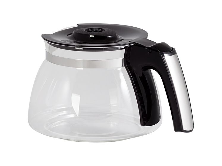 Melitta 6758146, Kande, Enjoy Top: Typ 1017-04, 1021-01, Aromafresh, Sort, Rustfrit stål, Transparent, Glas, 1 stk