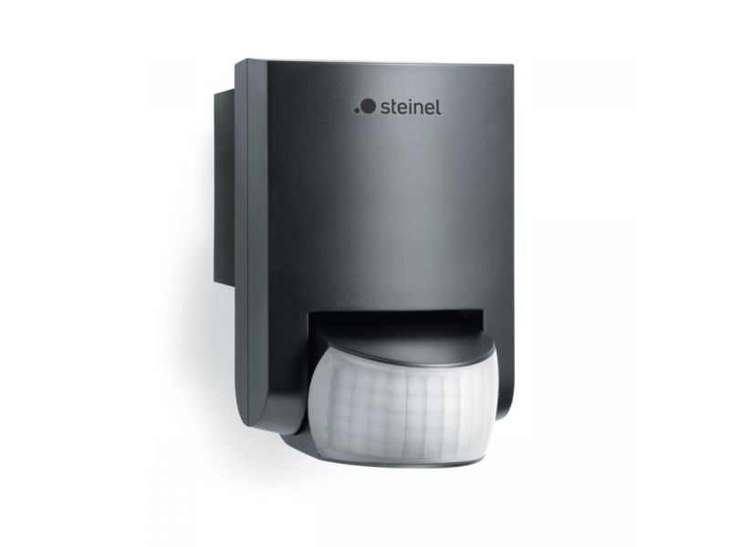 STEINEL IS 130-2, Passiv infrarød (PIR) sensor, Ledningsført, 12 m, Væg, Indendørs, Udendørs, Sort