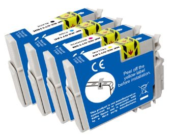 G&G Np-R2-0711-4, Schwarz, Cyan, Magenta, Gelb, 11,4 Ml, 34,2 Ml, 4 Stück(E), 260 Seiten, Multipack