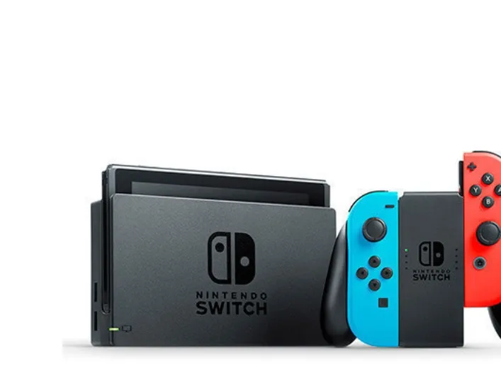 Nintendo Switch with Neon Blue and Neon Red Joy-Con - Spelkonsol - Full HD - svart, neonröd, neonblå | Spel - Konsoler - Nintendo Switch | GameStuff