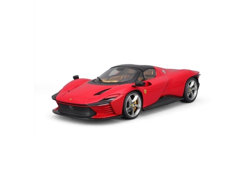 BBURAGO Ferrari Sig. Daytona SP3 1:18 rot, Sportsbil model, Formonterede, 1:18, Ferrari Signature Daytona SP3, Ethvert køn, Metal, Plast