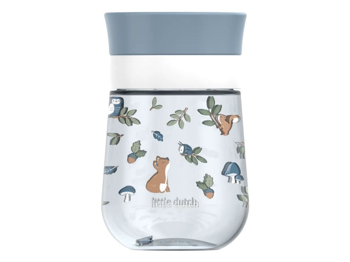 Little Dutch 108018565408, Tudfri kop, Blå, Dreng, Drejelåg, Forest Friends, 300 ml