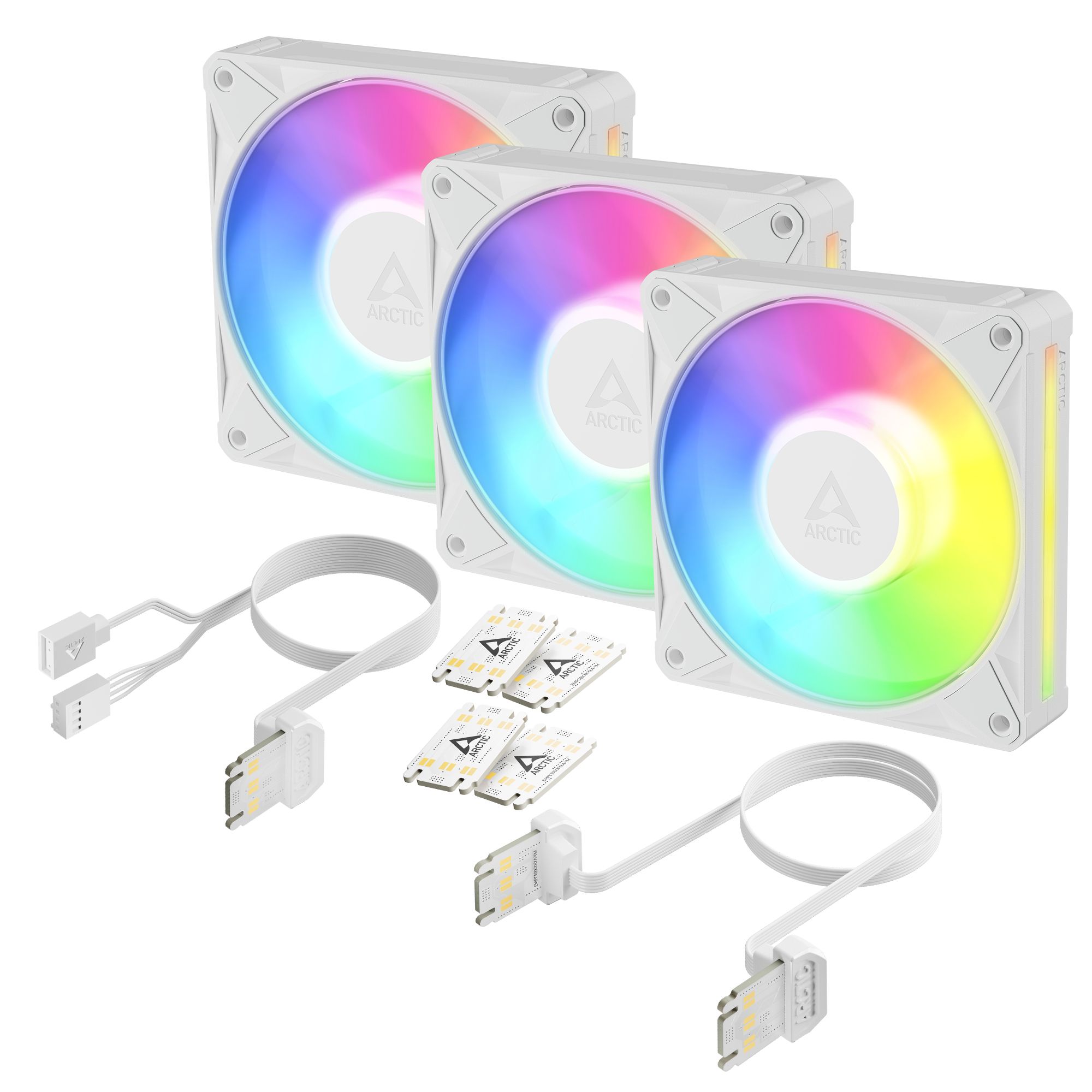 ARCTIC BioniX P12 A-RGB, Fan, 12 cm, 450 RPM, 3000 RPM, 129 m³/h, Vit