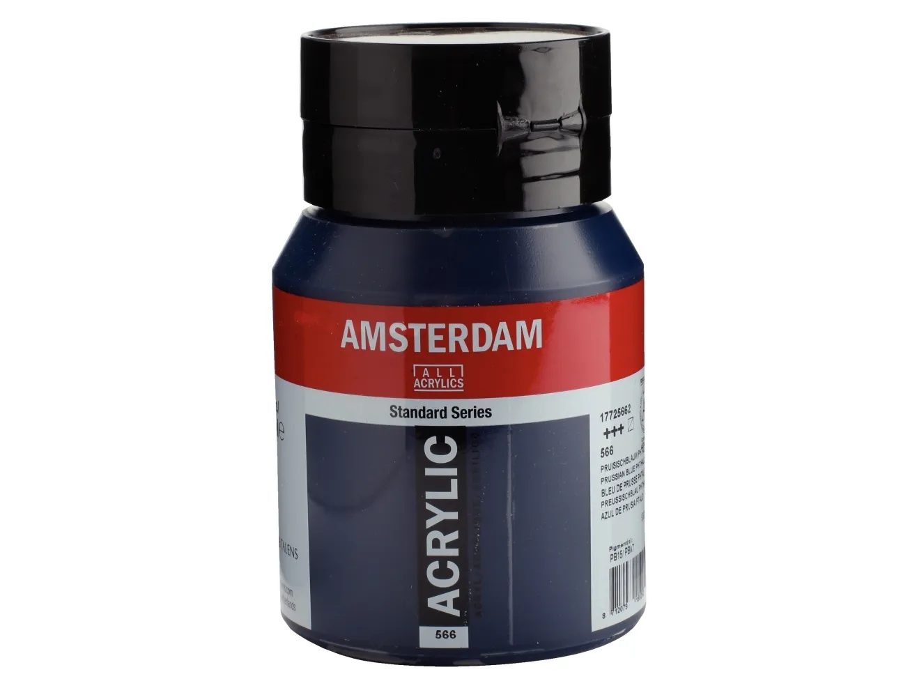 Amsterdam Standard Series Acrylic Jar Prussian Blue (Phthalo) 566 | Skola & Hobby - Konstmaterial - Akryl & Akvareller | GameStuff