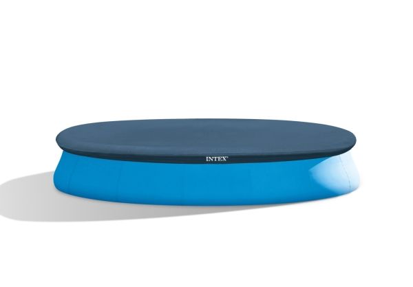 Intex 28023, Poolabdeckung, Überirdischer Pool, Rund, Blau, Pvc, Polyethylen, 4,57 M