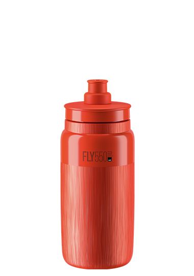 Elite Fly, 550 Ml, Fahrrad, Rot, Kunststoff, Erwachsener, Mann/Frau