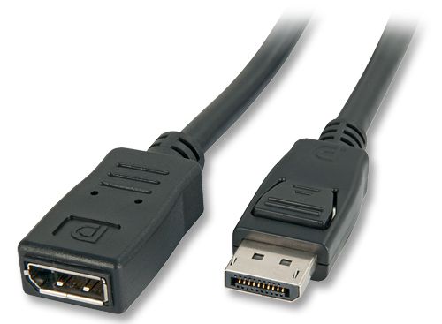 Lindy 2M Displayport Cable, 2 M, Displayport, Displayport, Schwarz, Männlich/Weiblich