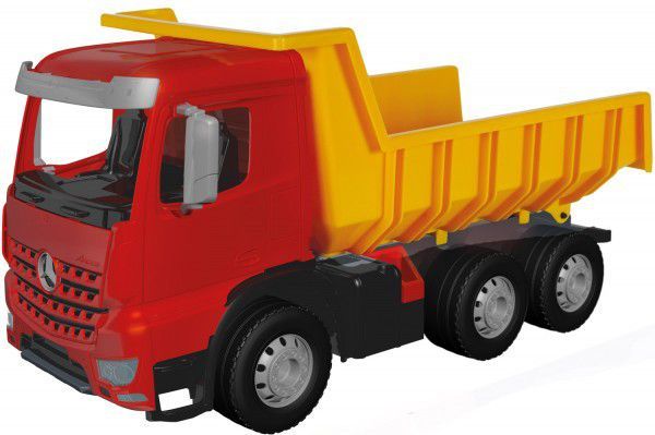 Lena Giga Trucks Dump Truck Arocs, Ladvogns Model, Dump Truck, 3 År, Grå, Gul