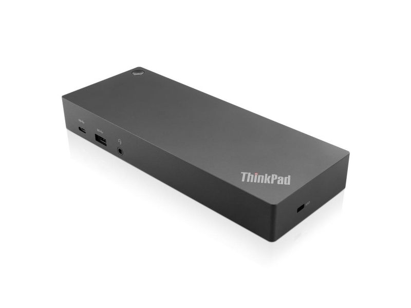 Lenovo ThinkPad Hybrid USB-C med USB-A Dock - Dockingstasjon - USB-C - 2 x HDMI, 2 x DP - GigE - 135 Watt - Sort