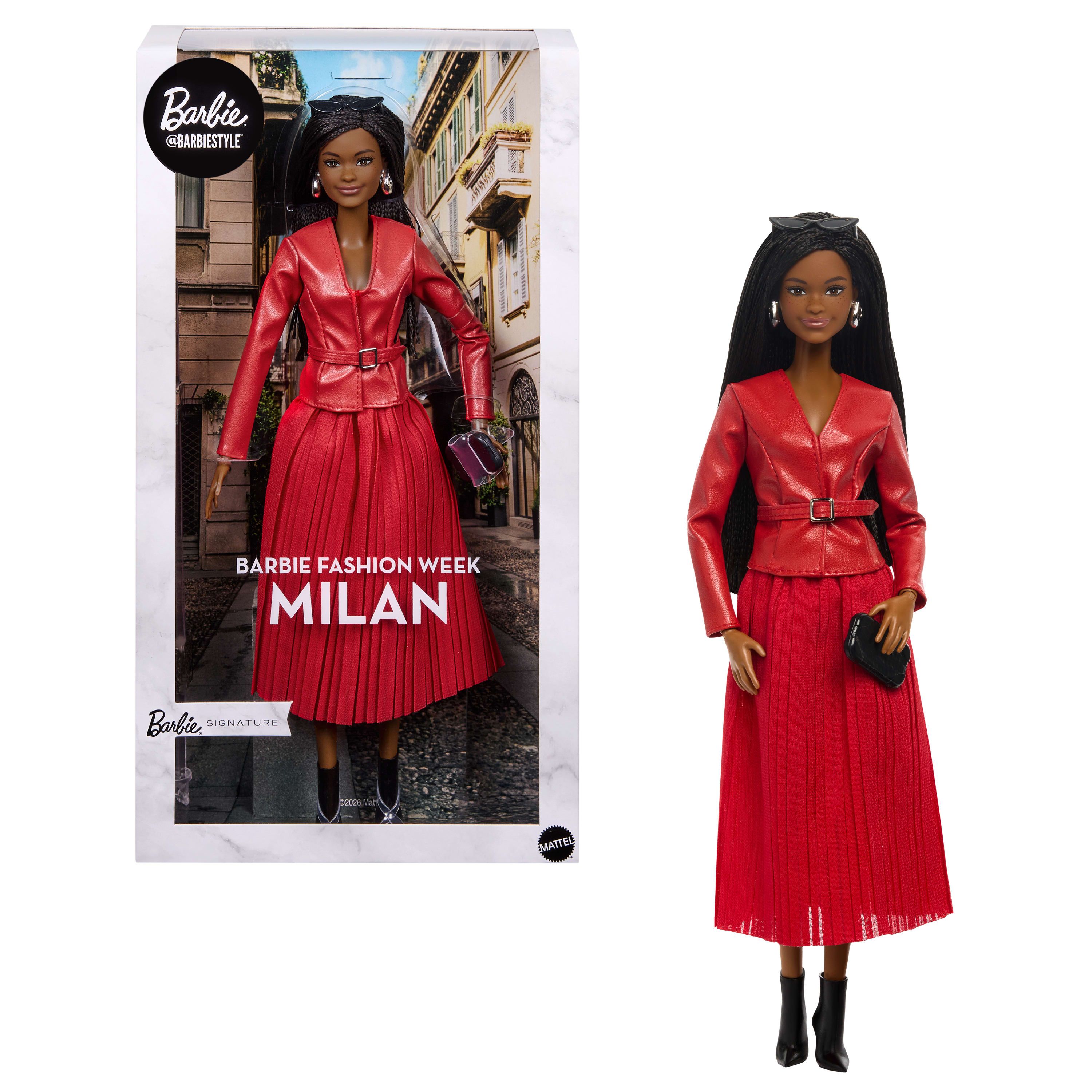 Barbie Signature @BarbieStyle Doll and Fashion, Mode dukke, Hunstik, 6 År, 320 mm, Flerfarvet