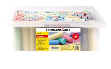 Eberhard Faber Mehrfarbig Strassenmalkreide Eimer (100X) - Image 3