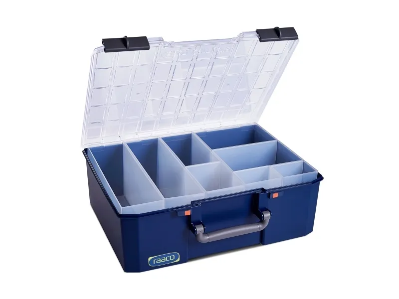raaco CarryLite 150 5x10-8, Bl&aring;, Polykarbonat, Polypropylen (PP), 413 mm, 330 mm, 147 mm, 2,33 kg