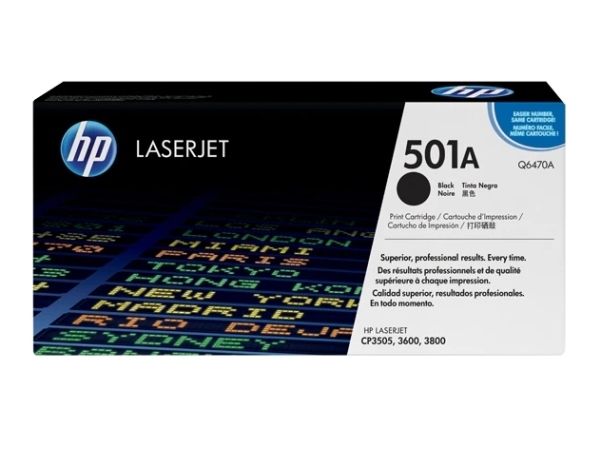 Hp 501A, 6000 Seiten, Schwarz, 1 Stück(E)