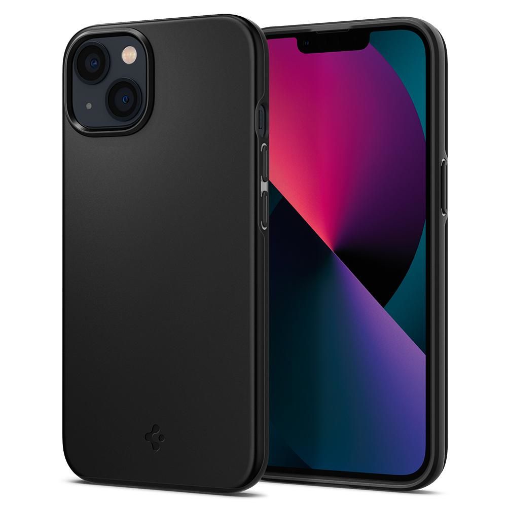 Spigen Acs03677, Cover, Apple, Iphone 13, 15,5 Cm (6.1"), Schwarz