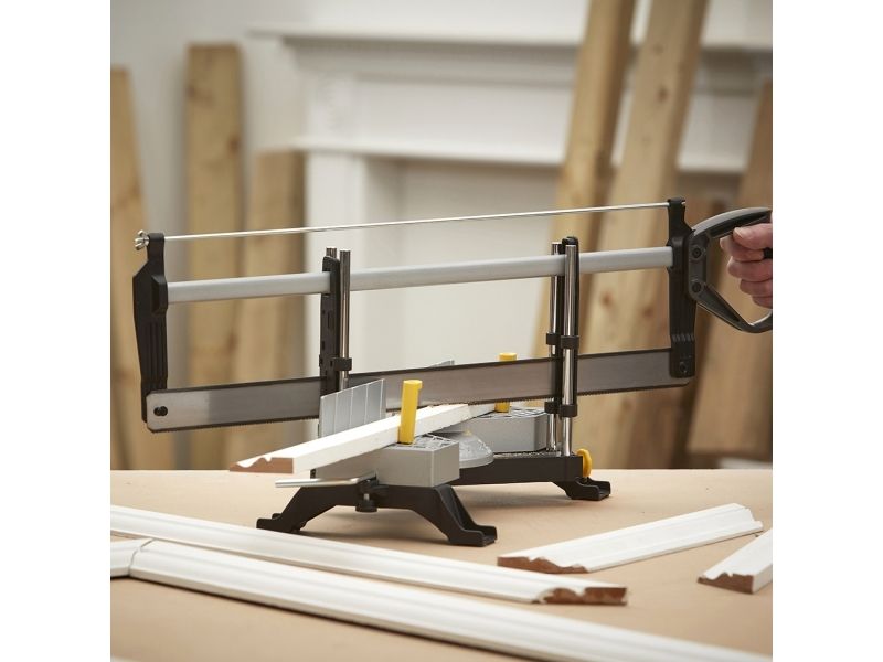 Stanley Mitre Box Metal, 560Mm, With Mitre Saw (Grey)