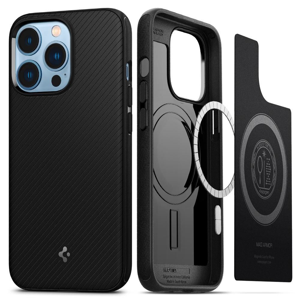 Spigen Acs03281, Cover, Apple, Iphone 13 Pro, 15,5 Cm (6.1"), Schwarz
