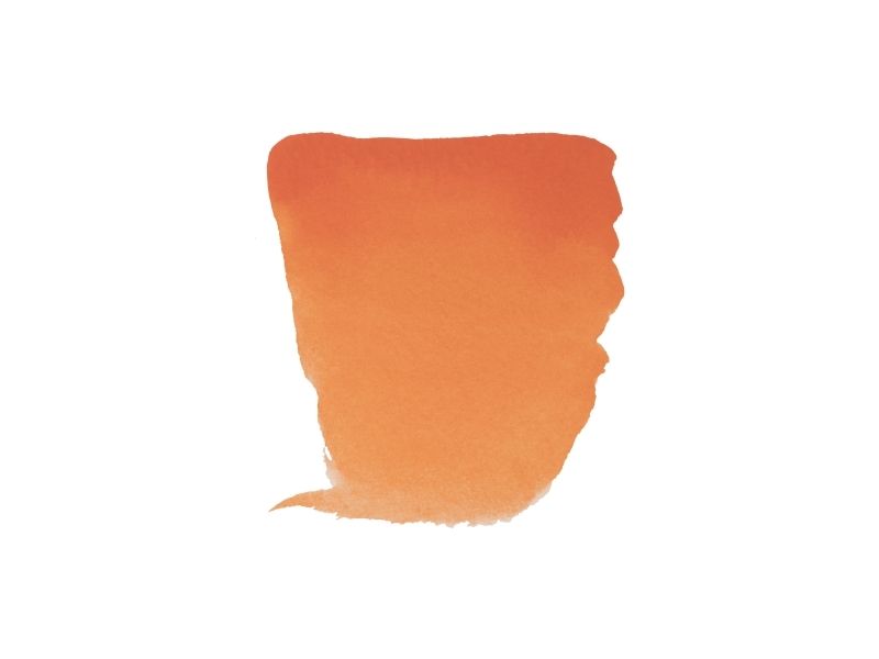 Rembrandt Akvarel Paint Pan Brilliant Orange 264