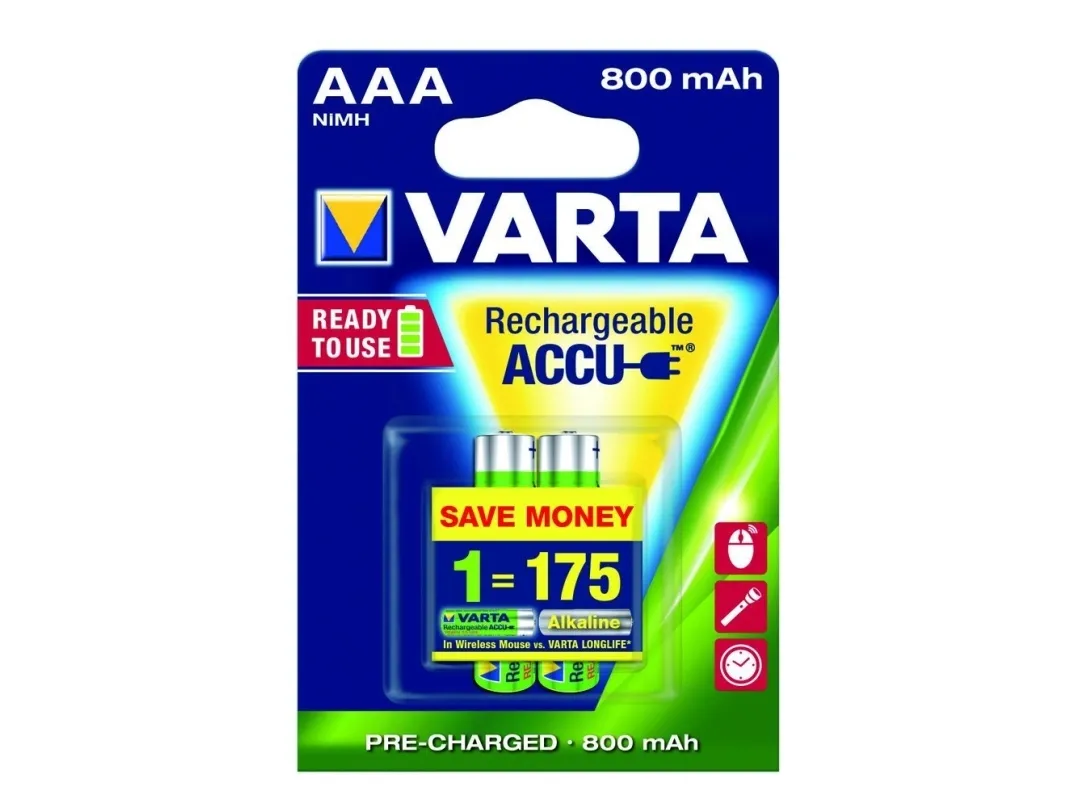 Varta High Energy - Batteri 4 x AAA - Alkalisk - 1220 mAh