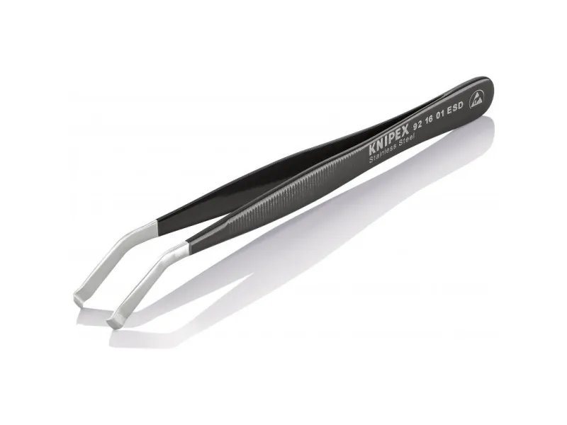 Knipex 92 16 01 ESD, Rostfritt stål, Svart, Platt, Böjt, 15 g, 10 mm | Verktyg & Verkstad - Handverktyg - Övriga handverktyg | GameStuff