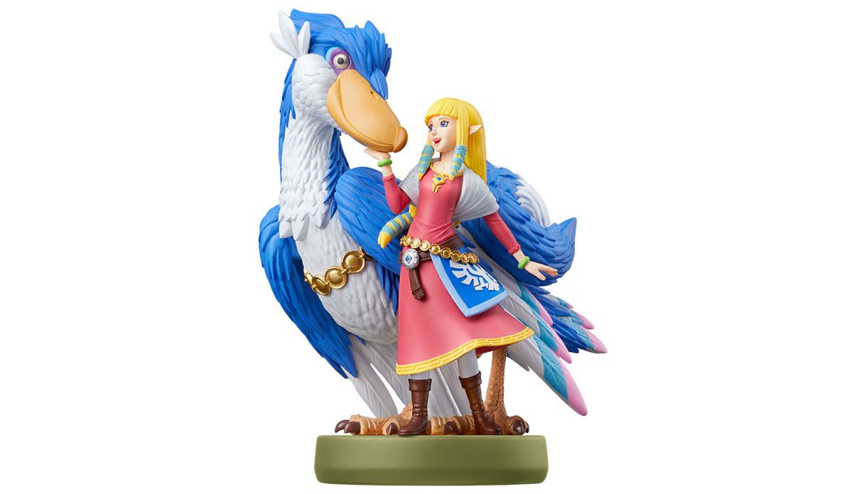 Nintendo Amiibo Zelda & Loftwing - The Legend Of Zelda: Skyward Sword Hd, Interaktiv Gaming Figur, Nintendo Switch, Amiibo, Flerfarvet, 42 G, 130 Mm