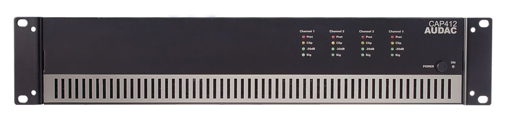 AUDAC CAP412, 4.0 kanaler, 480 W, D, 0,3%, 100 dB, 80 W