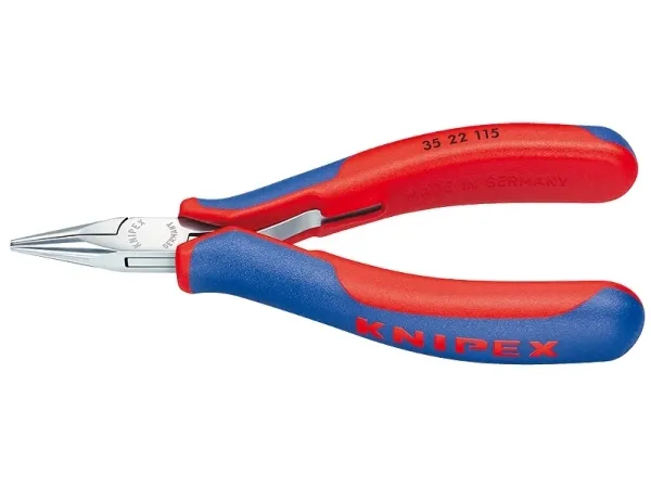Knipex 35 22 115, Nålang, 1,5 mm, 2,25 cm, Stål, Blå, Röd, 11,5 cm | Verktyg & Verkstad - Tänger - Alla Tänger | GameStuff