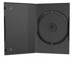 MediaRange - DVD video box - kapacitet: 6 CD/DVD - sort (pakke med 50)