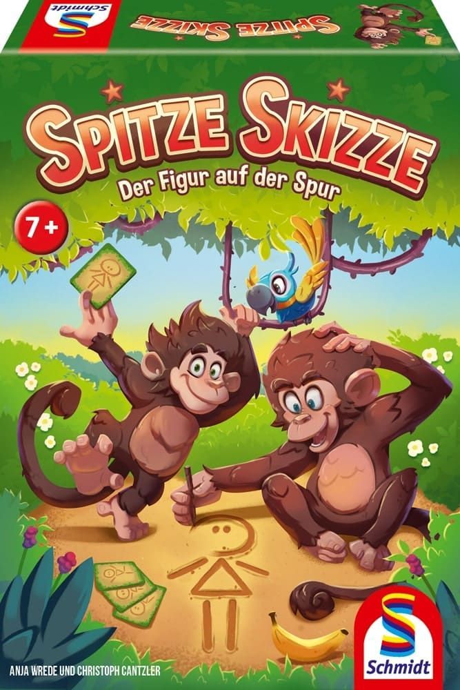 Schmidt Spiele Spitze Skizze, Brettspiel, Zeichnung, 7 Jahr(E), 15 Min