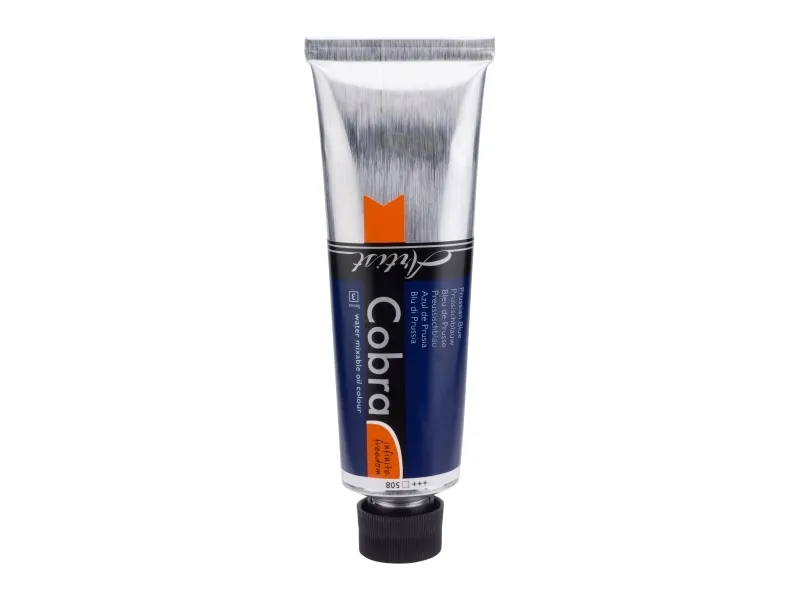 Cobra Artist Water-Mixable Oil Colour Tube Prussian Blue 508