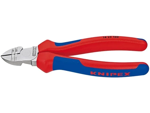 Knipex 14 25 160, Skyddsisolering, 224 g, Blå, Röd | Verktyg & Verkstad - Handverktyg - Sidavbitare | GameStuff