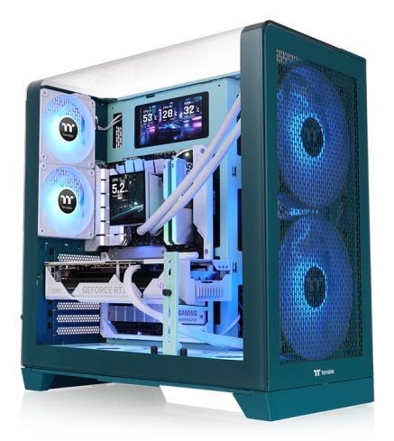 Thermaltake View 390 Air, Midi Tower, Pc, Blå, Mini-Itx, Micro Atx, Atx, Spcc, Hærdet Glas, Flere