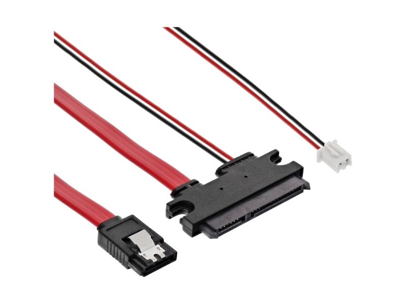 Inline Sata Anschlusskabel Für Banana Pi, Mit Daten- Und Stromanschluss, 0,35M, 0,35 M, Rot, Gerade, Gerade, 20 G, 95 Mm
