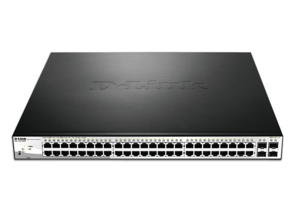 D-Link Dgs-1210-52Mp, Managed, L2, Gigabit Ethernet (10/100/1000), Power Over Ethernet (Poe), Rack-Einbau, 1U