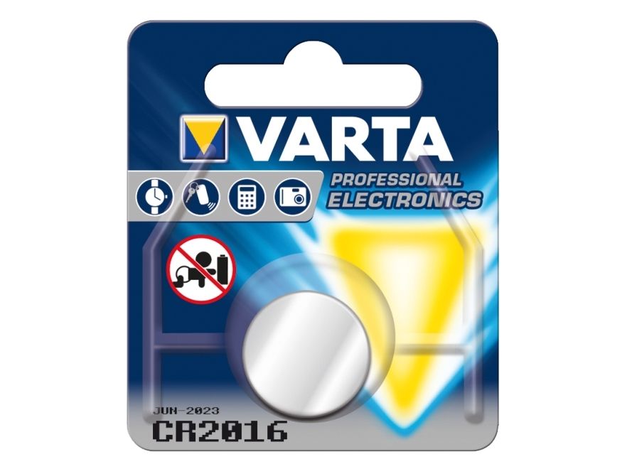 Varta Professional - Batteri CR2016 - Li - 90 mAh | EL Artiklar - Batteri - Övriga batterier | GameStuff