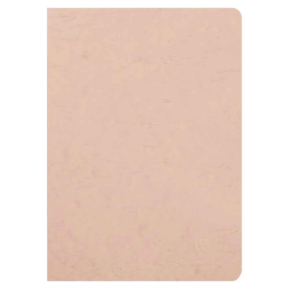 Clairefontaine Age Bag Brun Notesbog A4, 96 sider/48 ark, 90gram hvidt papir, ulinieret, karton omslag