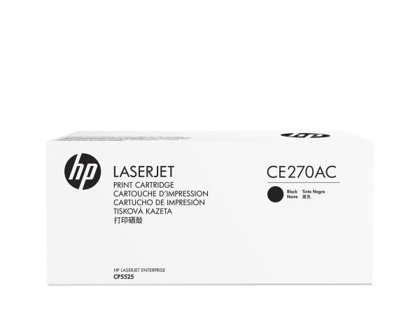 Hp 650A Blk Vertrag Lj Tonerkartusche, 13500 Sider, Sort, 1 Stk