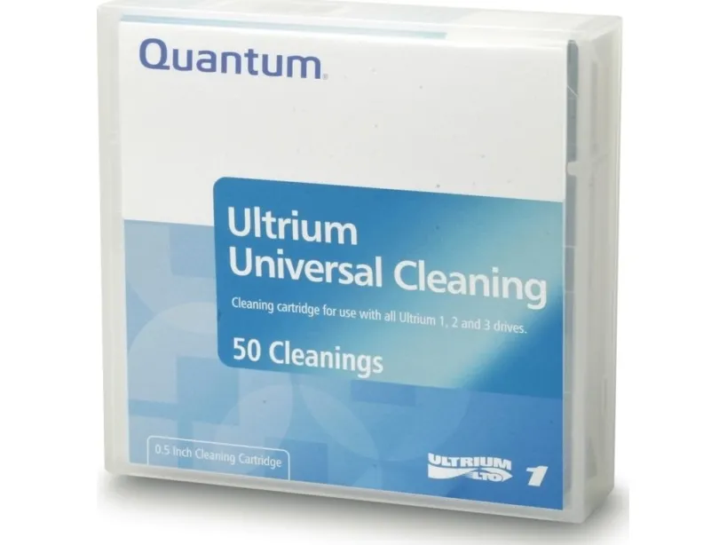 Quantum - LTO Ultrium - merkitty viivakooditarralla - musta - puhdistuskasetti