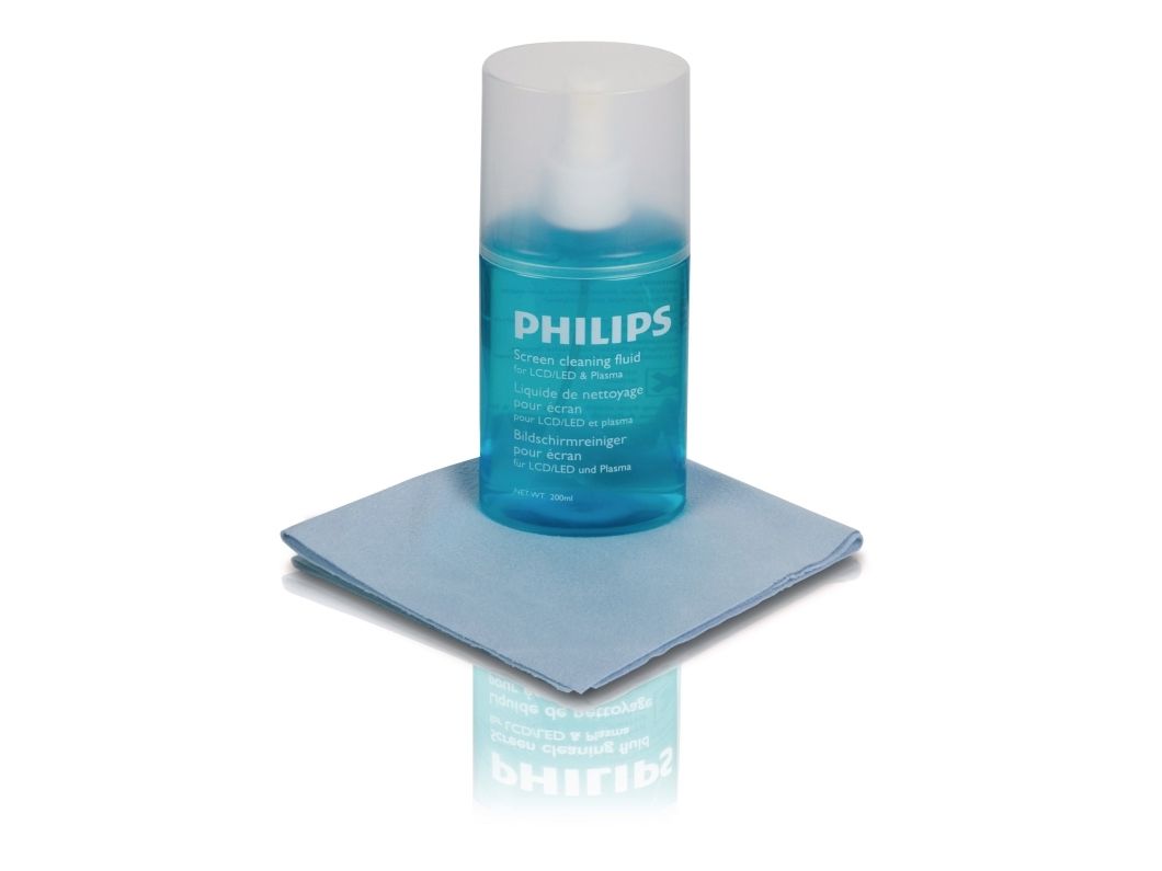 Philips Skærmrens Svc1116b/10, Udstyrsrensning Væske, Lcd/Tft/Plasma, 200 Ml, 130 Mm, 51 Mm, 223 Mm
