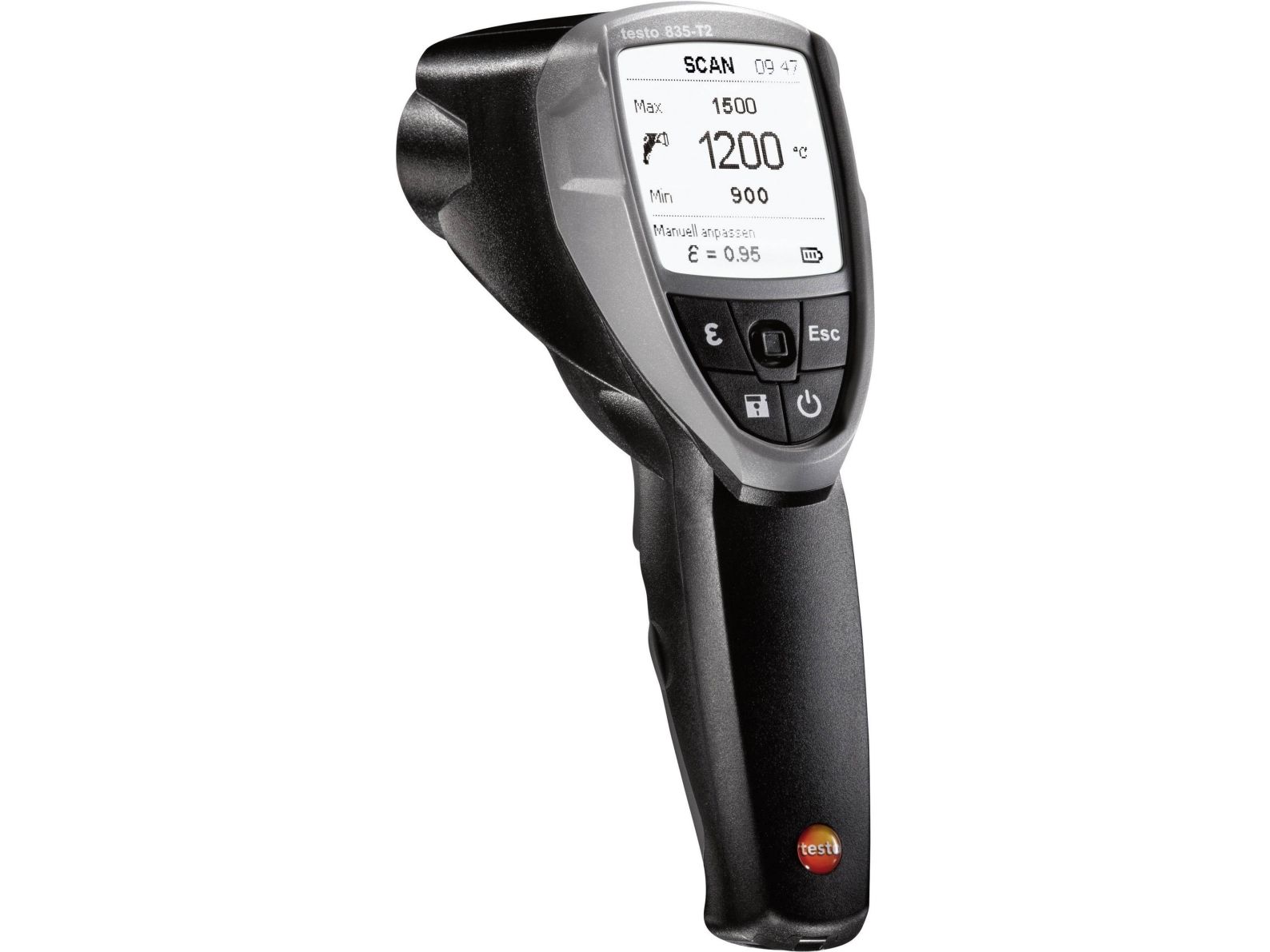 Testo 835-t2 ir termometer til højtemp.måling