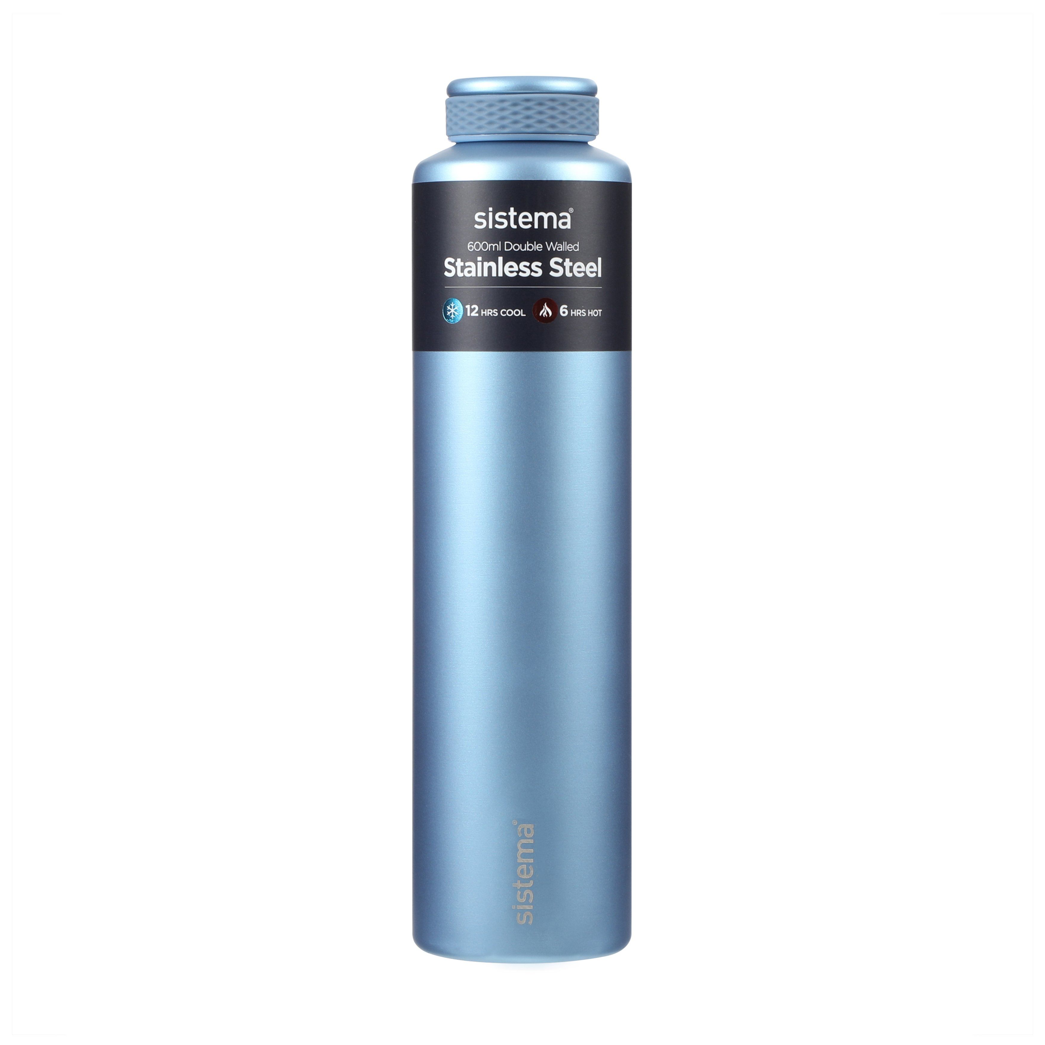 Sistema - Stainless Steel 600Ml - Peace Blue