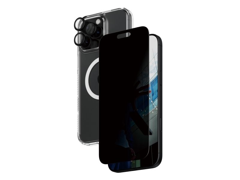 Panzerglass 3-I-1 Privacy Beskyttelsespakke Iphone 16 Pro Max, Apple, Apple - Iphone 16 Pro Max, Tør Påføring, Ridseresistent, Stødresistent, Trans