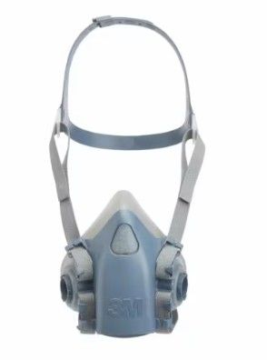 3M Reusable Half Face Mask 7501, Halbmasken-Atemgerät, Luftreinigendes Atemgerät