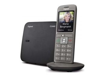 Gigaset Cl660hx - Ekstra Trådløst Håndsæt Med Opkalds-Id - Dect\Gap - Sort, Antracite