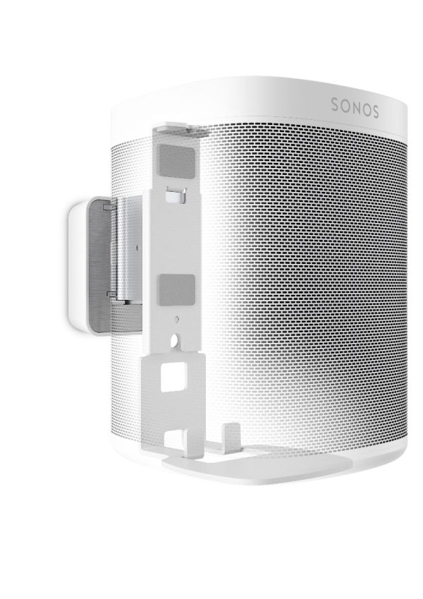 Sound 4201 Lautsprecher-Wandhalterung Für Sonos P1/One, Weiß