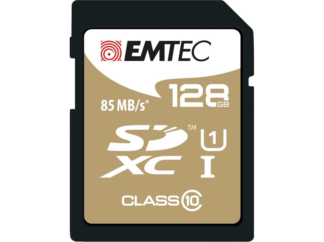 Emtec Sd-Kort 128 Gb Sdxc (Class10) Gold+ Kort Blister