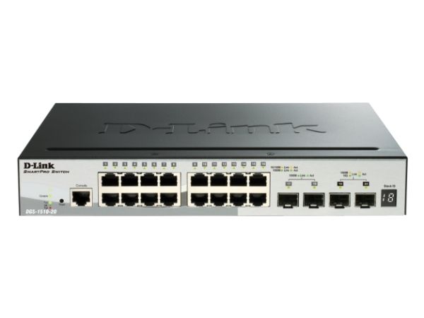 D-Link Dgs-1510-52Xmp, Managed, L3, Gigabit Ethernet (10/100/1000), Vollduplex, Power Over Ethernet (Poe), Rack-Einbau