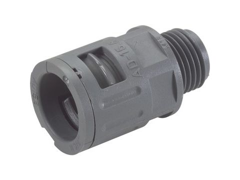 Lapp SILVYN KLICK-M, Rørkobling, Grå, Plast, Metric, M16x1.5, IP68